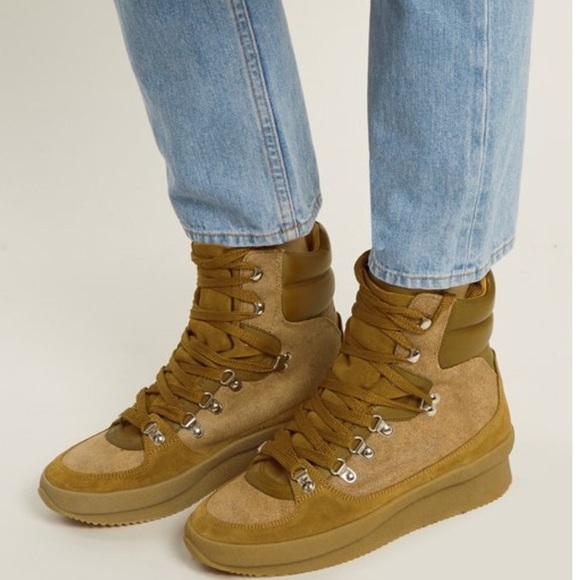 Isabel Marant | Shoes | Isabel Marant Brendty Ankle Suede Hiking Boots |  Poshmark